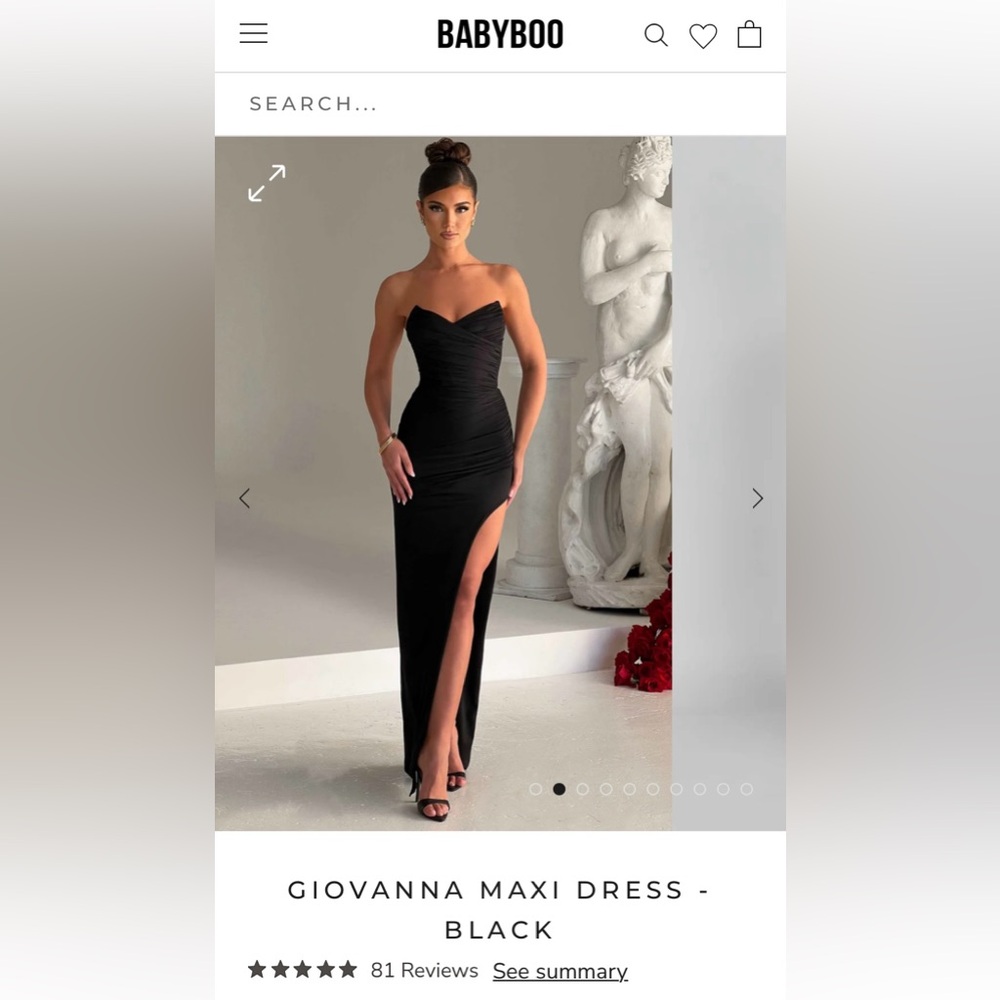 NWT BabyBoo Giovanna Maxi Dress